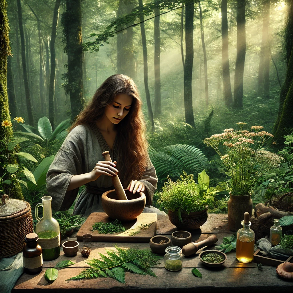 Botanical raw materials being prepared for extraction